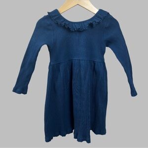 Pink Chicken Princess Diana Organic Cottom Ribbed Dress 4T